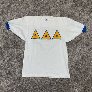 Tri Delta Letters Football Jersey Style Shirt